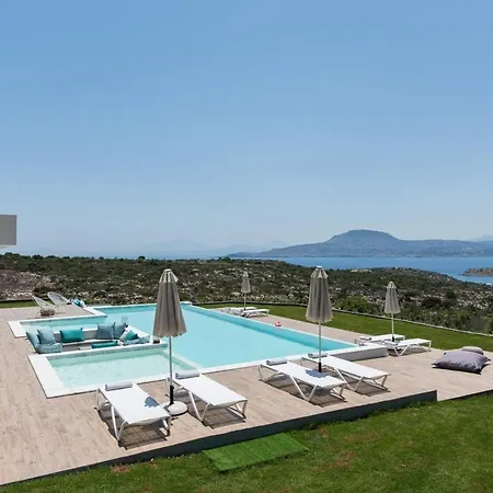 Villa Lux Villa-stunning Views-ps4-family Chania (Crete)