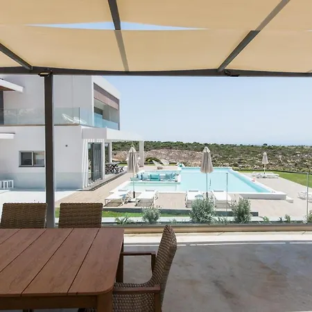 Lux Villa-stunning Views-ps4-family Villa Chania (Crete)